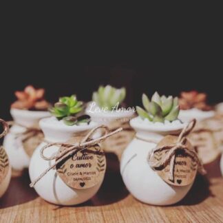 Lembrança Casamento Suculenta