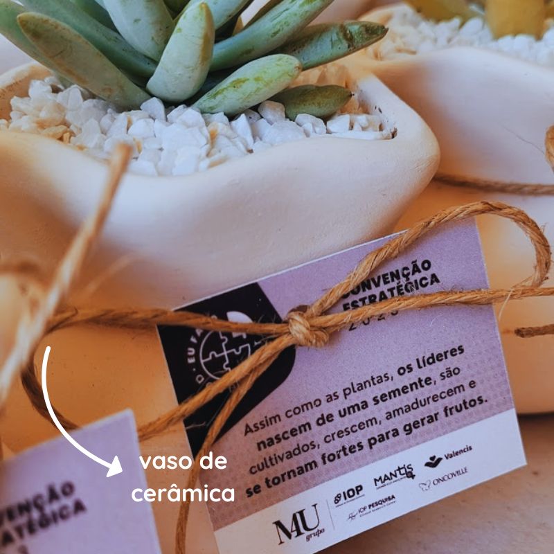 brinde corporativo suculenta