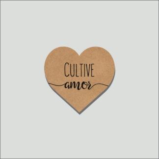 Tag Cultive o Amor – Coração - Arte Digital