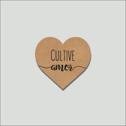 Tag Cultive o Amor – Coração - Arte Digital
