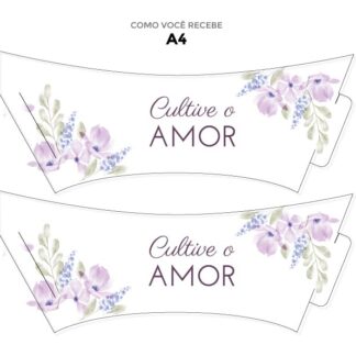 rotulo suculenta flores lilas