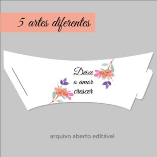 Pack DIGITAL 5 Modelos Diferentes Rótulos Suculentas