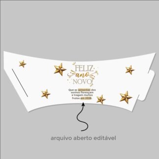 Arquivo Digital Rótulo Suculenta Ano Novo