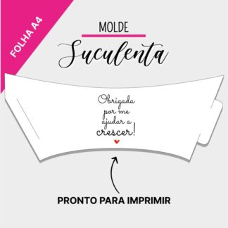 Arquivo Digital Rótulo Obrigada por me ajudar a crescer!