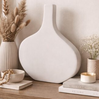 Vaso Decorativo De Cerâmica Moderno Garrafa