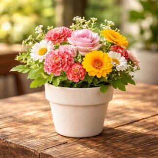 Vaso de Cerâmica Grande Redondo