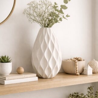 Vaso Decorativo Sanfonado Moderno